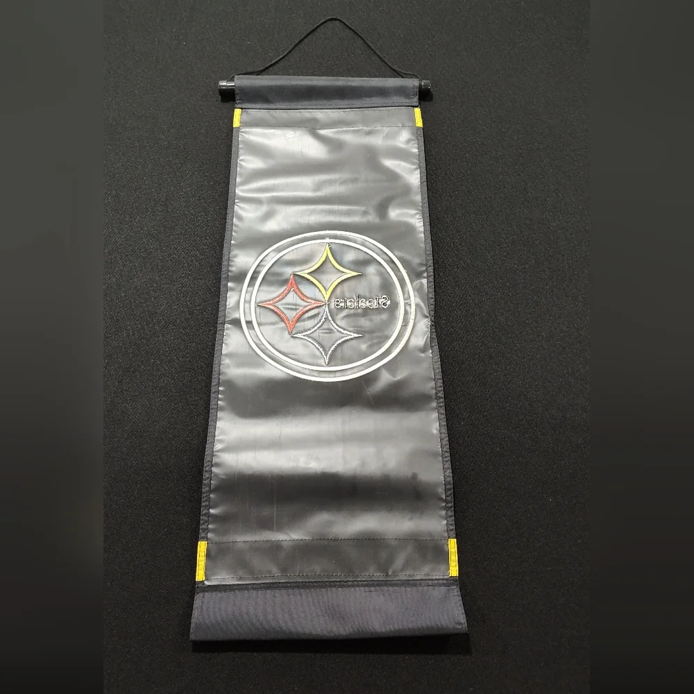 NFL Pittsburgh Steelers Banner/Flag, Black And Gold